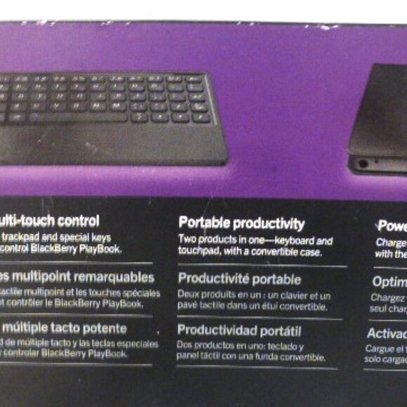 CNS2 - BLACKBERRY PLAYBOOK Mini Keyboard w/ Convertible Case Multi touchpad - Picture 4 of 8
